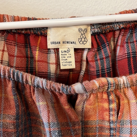 Urban Renewal up cycle plaid shirt - Picture 2 of 2